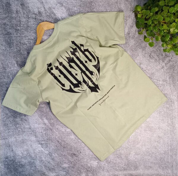 Remera Oversize Verde Oliva - Image 4