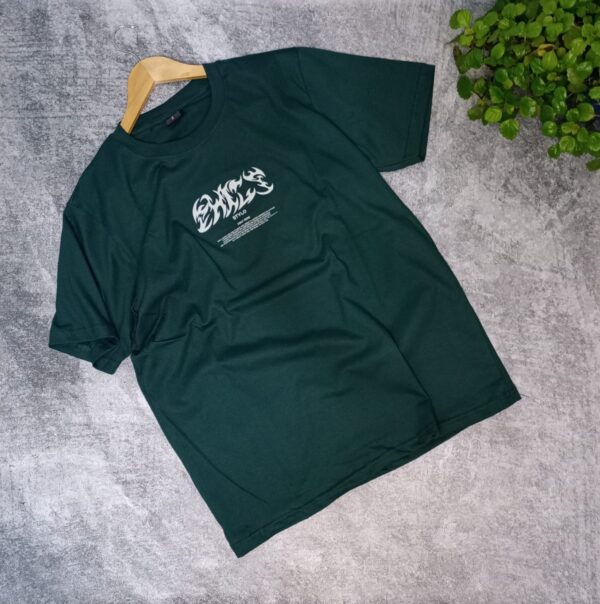 Remera Oversize Verde Oscuro - Image 3